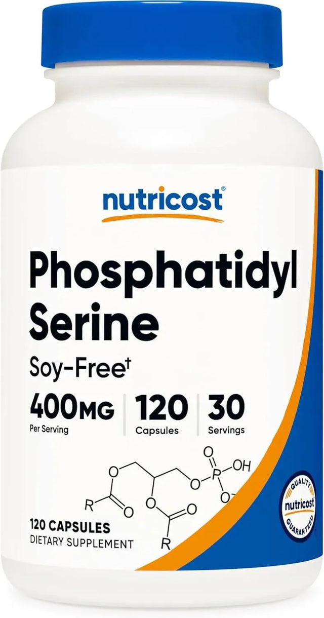 NUTRICOST - Nutricost Phosphatidylserine 400Mg. 120 Capsulas - The Red Vitamin MX - Suplementos Alimenticios - {{ shop.shopifyCountryName }}