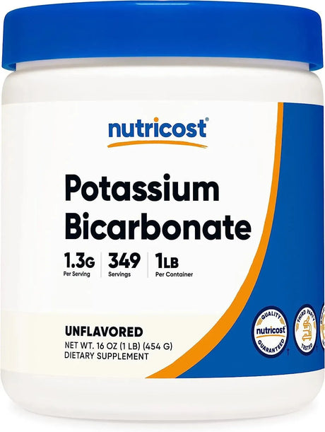 NUTRICOST - Nutricost Potassium Bicarbonate Powder 454Gr. - The Red Vitamin MX - Suplementos Alimenticios - {{ shop.shopifyCountryName }}