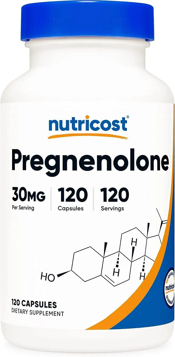 NUTRICOST - Nutricost Pregnenolone 30Mg. 120 Capsulas - The Red Vitamin MX - Suplementos Alimenticios - {{ shop.shopifyCountryName }}