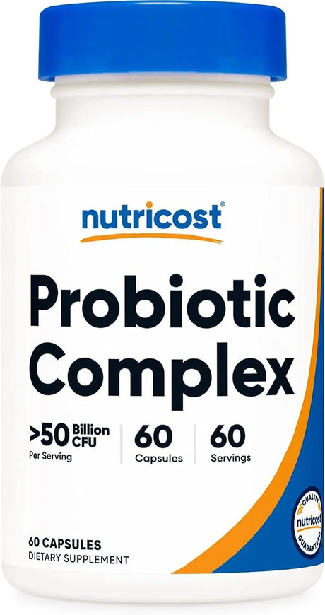 NUTRICOST - Nutricost Probiotic Complex 50 Billion CFU 60 Capsulas - The Red Vitamin MX - Suplementos Alimenticios - {{ shop.shopifyCountryName }}