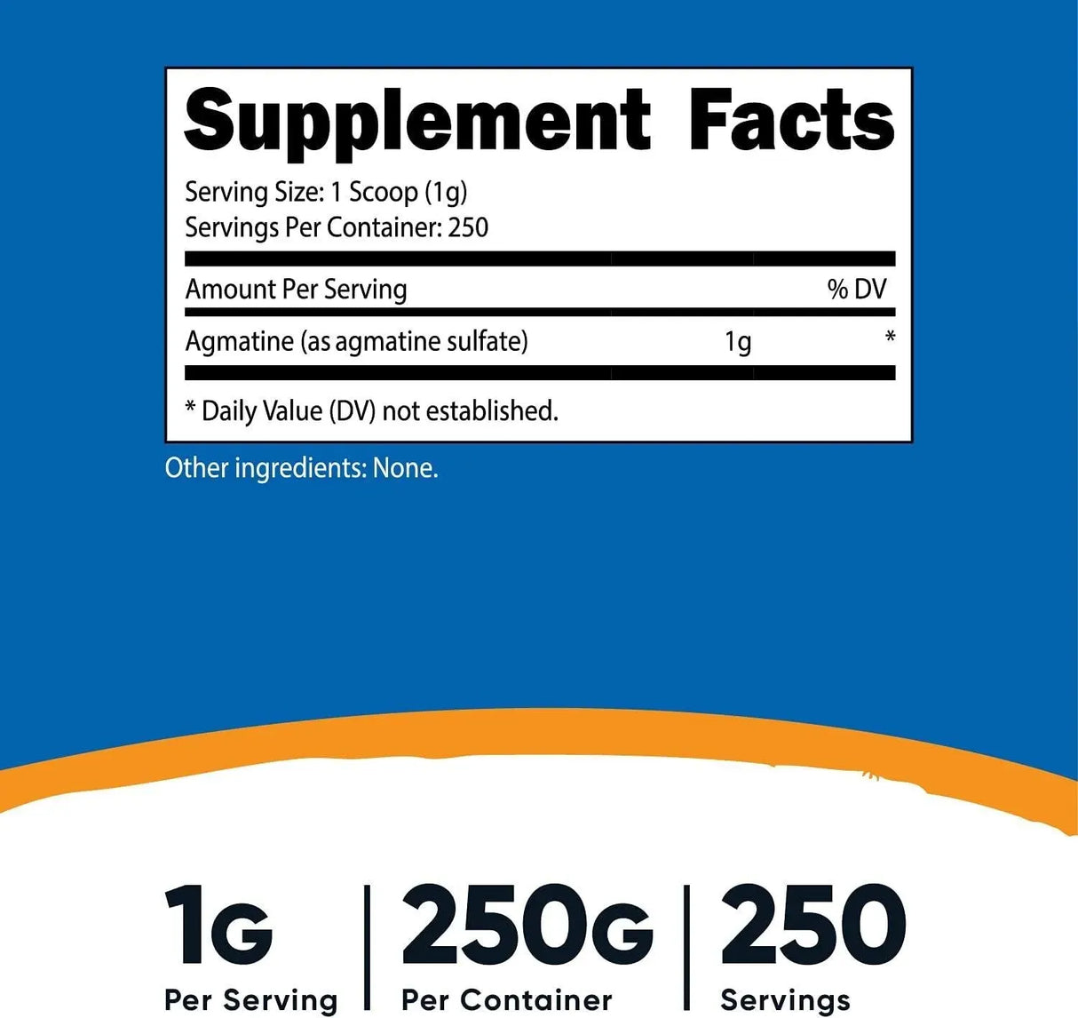 NUTRICOST - Nutricost Pure Agmatine Sulfate Powder 250Gr. - The Red Vitamin MX - Suplementos Alimenticios - {{ shop.shopifyCountryName }}