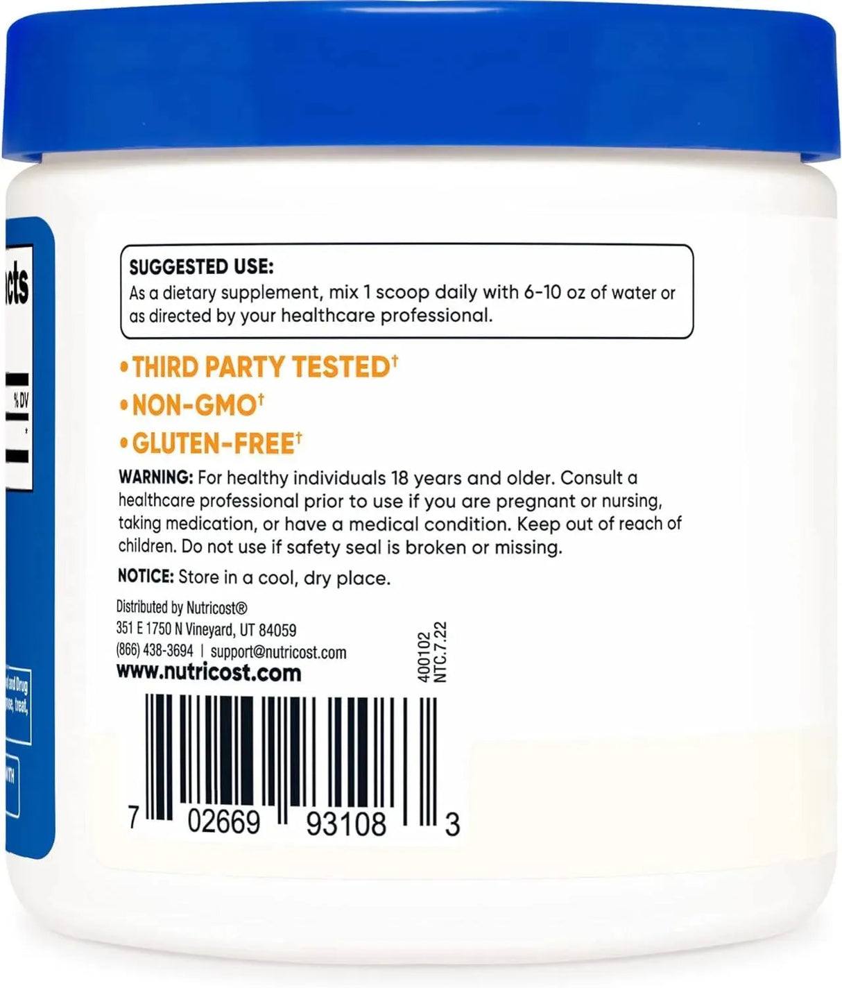 NUTRICOST - Nutricost Pure N-Acetyl L-Tyrosine 100Gr. - The Red Vitamin MX - Suplementos Alimenticios - {{ shop.shopifyCountryName }}