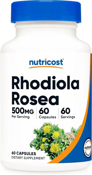 NUTRICOST - Nutricost Rhodiola Rosea 500Mg. 60 Capsulas - The Red Vitamin MX - Suplementos Alimenticios - {{ shop.shopifyCountryName }}