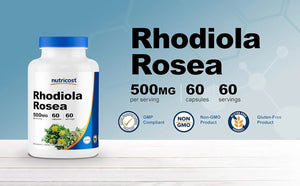 NUTRICOST - Nutricost Rhodiola Rosea 500Mg. 60 Capsulas - The Red Vitamin MX - Suplementos Alimenticios - {{ shop.shopifyCountryName }}