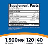 NUTRICOST - Nutricost Spermidine Wheat Germ Extract Supplement, 1500Mg. 120 Capsulas - The Red Vitamin MX - Suplementos Alimenticios - {{ shop.shopifyCountryName }}