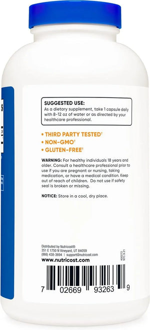 NUTRICOST - Nutricost Taurine 1000Mg. 400 Capsulas 2 Pack - The Red Vitamin MX - Suplementos Alimenticios - {{ shop.shopifyCountryName }}