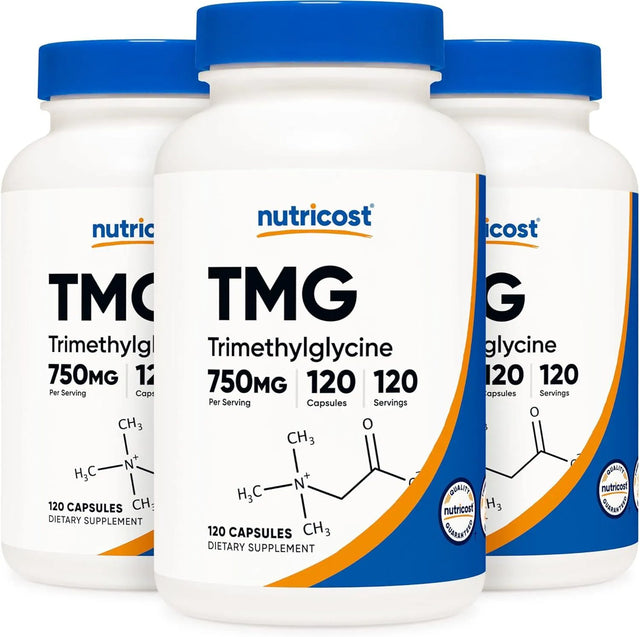 NUTRICOST - Nutricost TMG 750Mg. 120 Capsulas 3 Pack - The Red Vitamin MX - Suplementos Alimenticios - {{ shop.shopifyCountryName }}