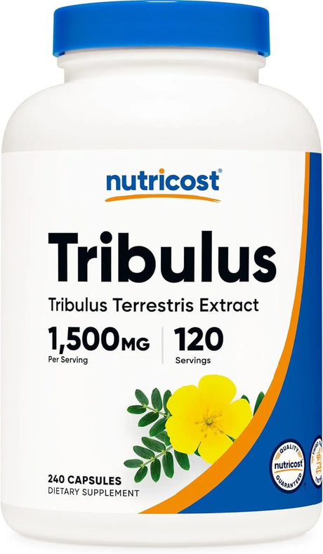 NUTRICOST - Nutricost Tribulus Terrestris Extract 1500Mg. 240 Capsulas - The Red Vitamin MX - Suplementos Alimenticios - {{ shop.shopifyCountryName }}