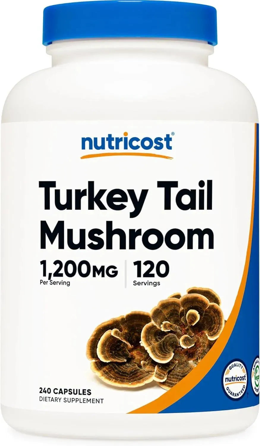 NUTRICOST - Nutricost Turkey Tail Mushroom 1200Mg. 240 Capsulas - The Red Vitamin MX - Suplementos Alimenticios - {{ shop.shopifyCountryName }}