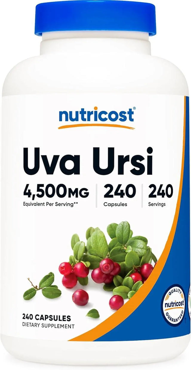 NUTRICOST - Nutricost Uva Ursi 4500Mg. 240 Capsulas - The Red Vitamin MX - Suplementos Alimenticios - {{ shop.shopifyCountryName }}