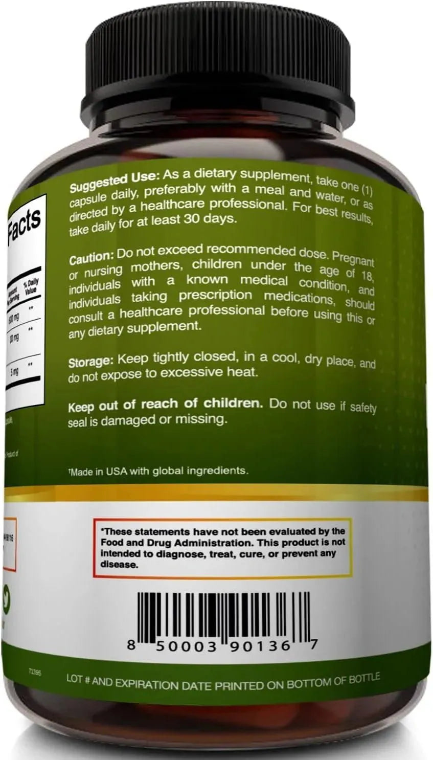 NUTRIFLAIR - NutriFlair Alpha Lipoic Acid 600Mg. 120 Capsulas - The Red Vitamin MX - Suplementos Alimenticios - {{ shop.shopifyCountryName }}