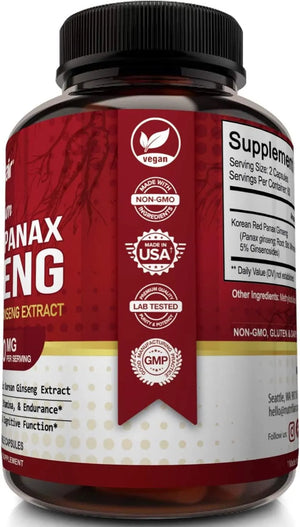 NUTRIFLAIR - NutriFlair Korean Red Panax Ginseng 1600Mg. 120 Capsulas - The Red Vitamin MX - Suplementos Alimenticios - {{ shop.shopifyCountryName }}