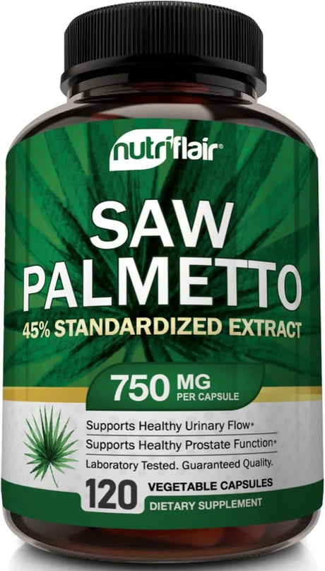 NUTRIFLAIR - NutriFlair Saw Palmetto Extract 750Mg. 120 Capsulas - The Red Vitamin MX - Suplementos Alimenticios - {{ shop.shopifyCountryName }}