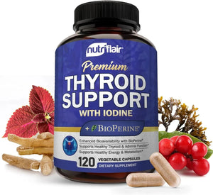 NUTRIFLAIR - NutriFlair Thyroid Support Complex 120 Capsulas - The Red Vitamin MX - Suplementos Alimenticios - {{ shop.shopifyCountryName }}