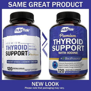 NUTRIFLAIR - NutriFlair Thyroid Support Complex 120 Capsulas - The Red Vitamin MX - Suplementos Alimenticios - {{ shop.shopifyCountryName }}