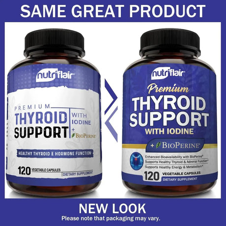 NUTRIFLAIR - NutriFlair Thyroid Support Complex 120 Capsulas - The Red Vitamin MX - Suplementos Alimenticios - {{ shop.shopifyCountryName }}