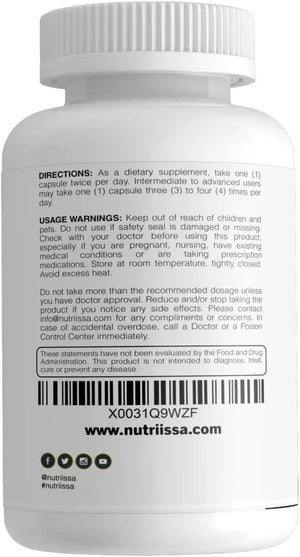 NUTRIISSA - Nutriissa Ecdysterone 1000Mg. 90 Capsulas - The Red Vitamin MX - Suplementos Alimenticios - {{ shop.shopifyCountryName }}