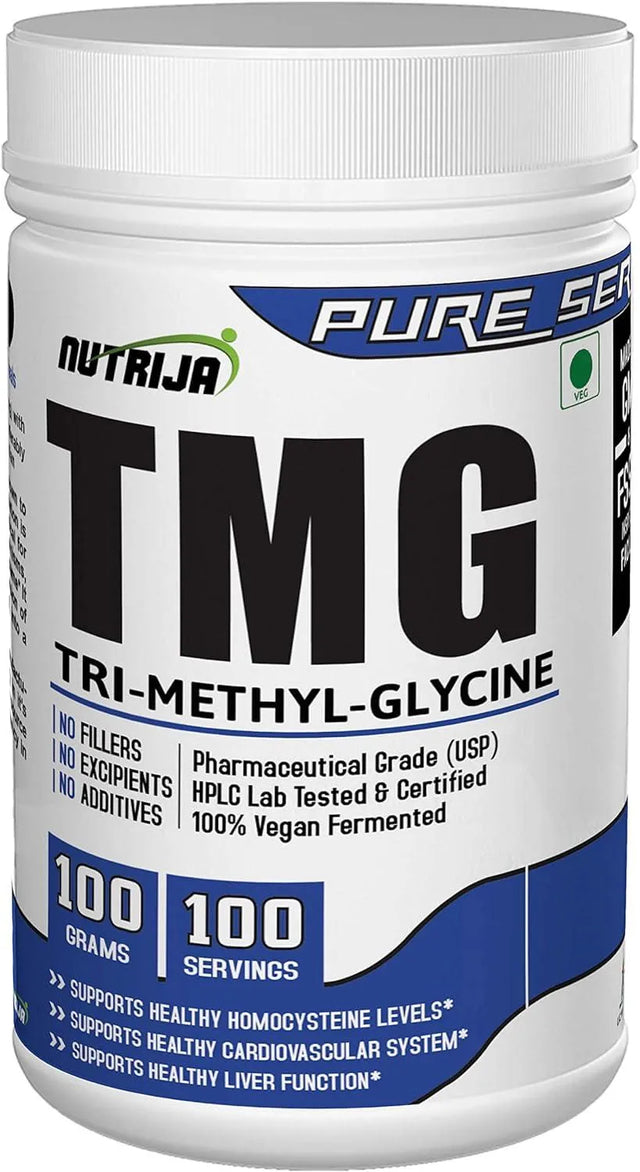 NUTRIJA - NutriJa-TRIMETHYLGLYCINE TMG 100Gr. - The Red Vitamin MX - Suplementos Alimenticios - {{ shop.shopifyCountryName }}