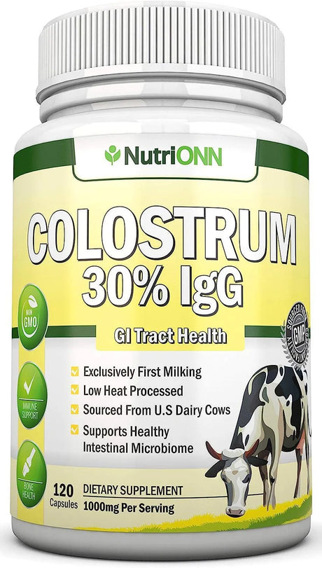 NUTRIONN - NutriONN Colostrum 1000Mg. 120 Capsulas - The Red Vitamin MX - Suplementos Alimenticios - {{ shop.shopifyCountryName }}