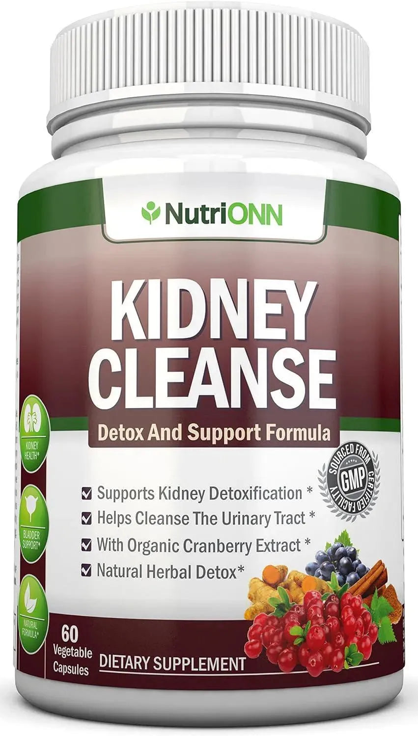 NUTRIONN - NutriONN Kidney Cleanse Detox and Support 60 Capsulas - The Red Vitamin MX - Suplementos Alimenticios - {{ shop.shopifyCountryName }}