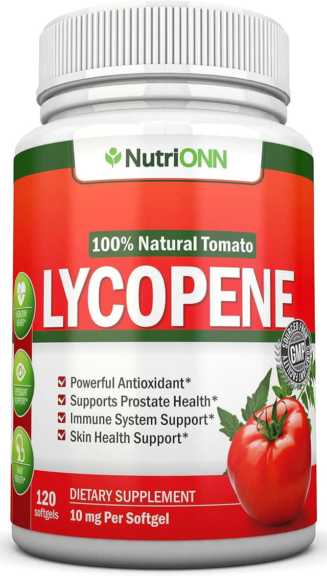 NUTRIONN - NutriONN Lycopene 10Mg. 120 Capsulas Blandas - The Red Vitamin MX - Suplementos Alimenticios - {{ shop.shopifyCountryName }}