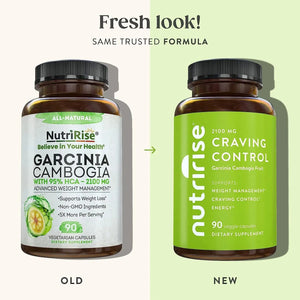 NUTRIRISE - NutriRise Pure Garcinia Cambogia Extract 2100Mg. 90 Capsulas - The Red Vitamin MX - Suplementos Alimenticios - {{ shop.shopifyCountryName }}