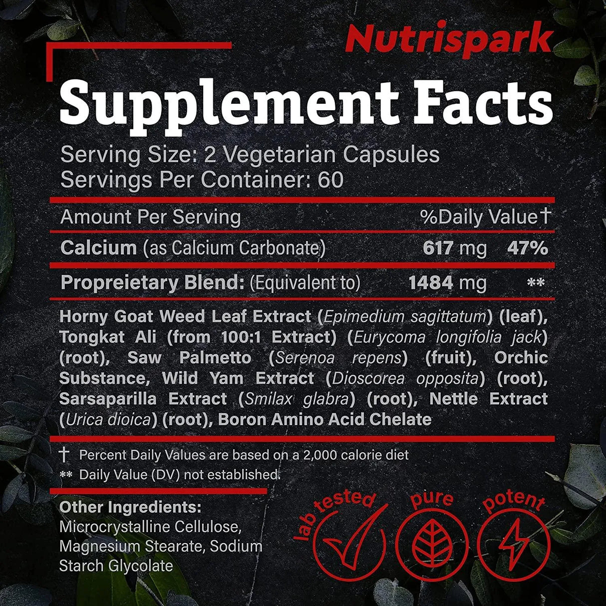 NUTRISPARK - Nutrispark Horny Goat Weed, Tongkat Ali and Saw Palmetto 60 Capsulas - The Red Vitamin MX - Suplementos Alimenticios - {{ shop.shopifyCountryName }}