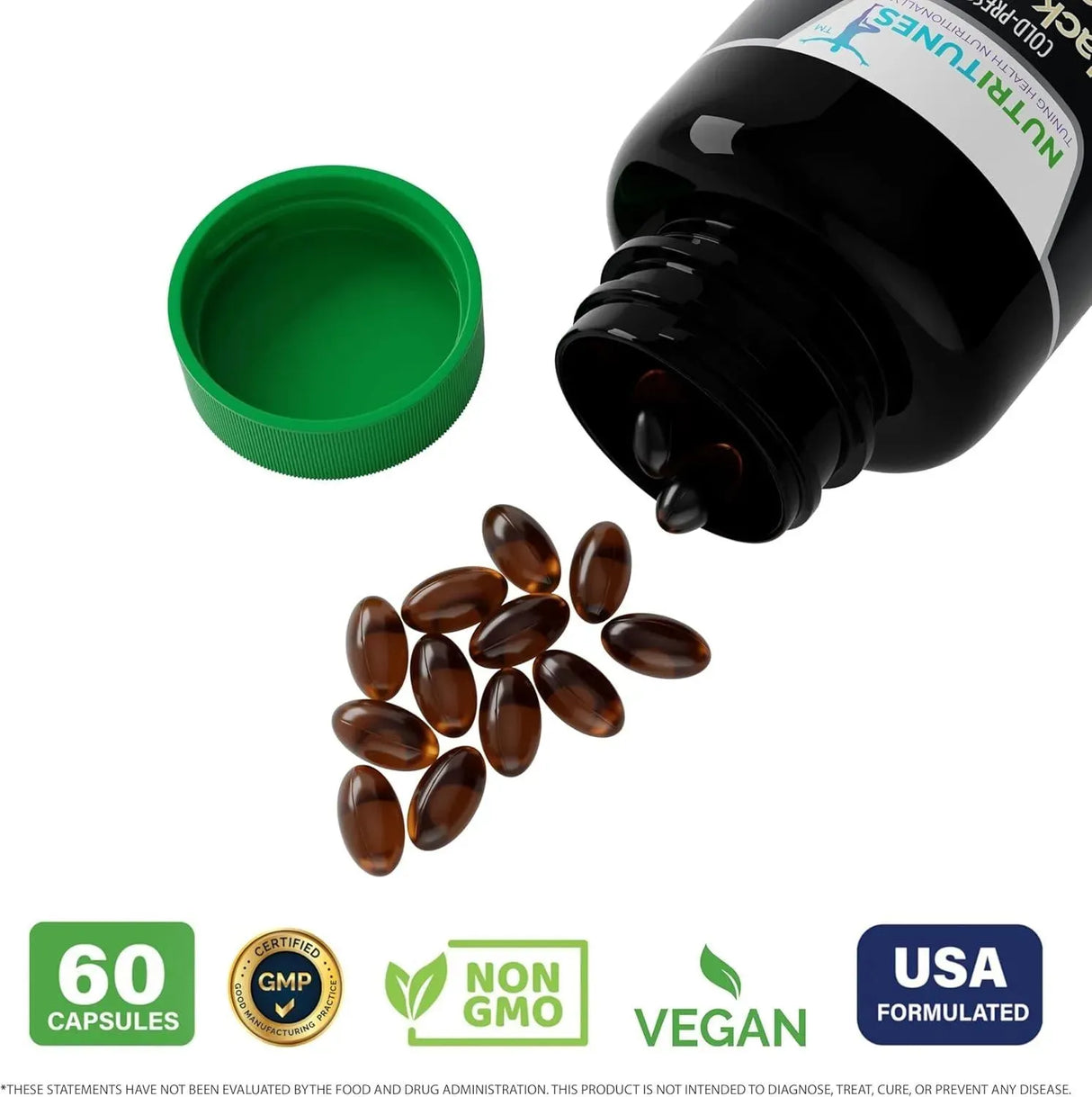 NUTRITUNES - Nutritunes Black Cumin Seed Oil 1000Mg. 120 Capsulas Blandas - The Red Vitamin MX - Suplementos Alimenticios - {{ shop.shopifyCountryName }}