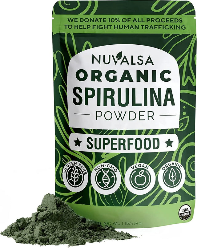 NUVALSA - Nuvalsa Organic Spirulina Powder 454Gr. - The Red Vitamin MX - Suplementos Alimenticios - {{ shop.shopifyCountryName }}