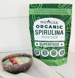 NUVALSA - Nuvalsa Organic Spirulina Powder 454Gr. - The Red Vitamin MX - Suplementos Alimenticios - {{ shop.shopifyCountryName }}