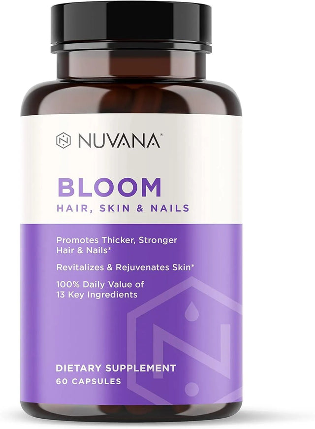 NUVANA - Nuvana Bloom Hair, Skin & Nails 60 Capsulas - The Red Vitamin MX - Suplementos Alimenticios - {{ shop.shopifyCountryName }}