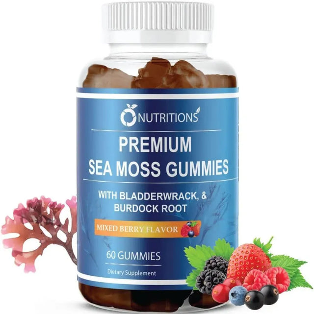 O NUTRITIONS - O Nutritions Premium Sea Moss 60 Gomitas - The Red Vitamin MX - Suplementos Alimenticios - {{ shop.shopifyCountryName }}