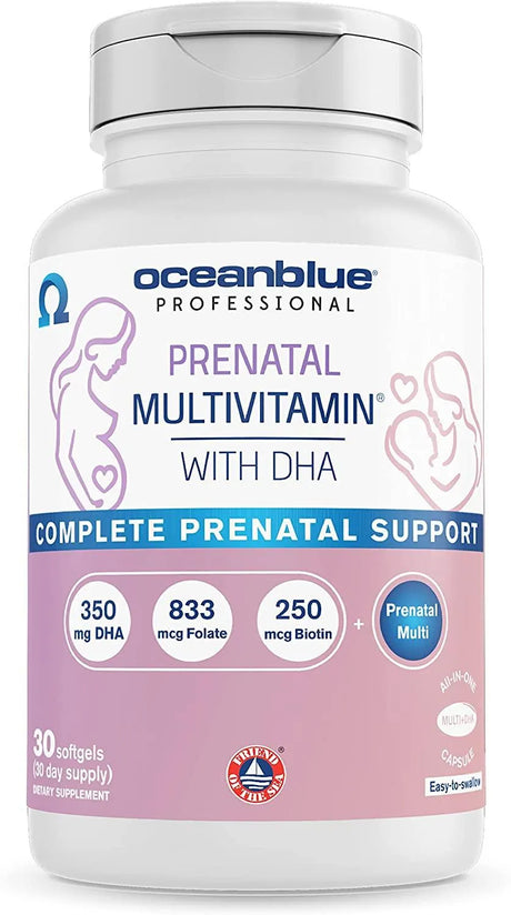 OCEANBLUE - Oceanblue Prenatal Multivitamin with DHA 30 Capsulas Blandas - The Red Vitamin MX - Suplementos Alimenticios - {{ shop.shopifyCountryName }}