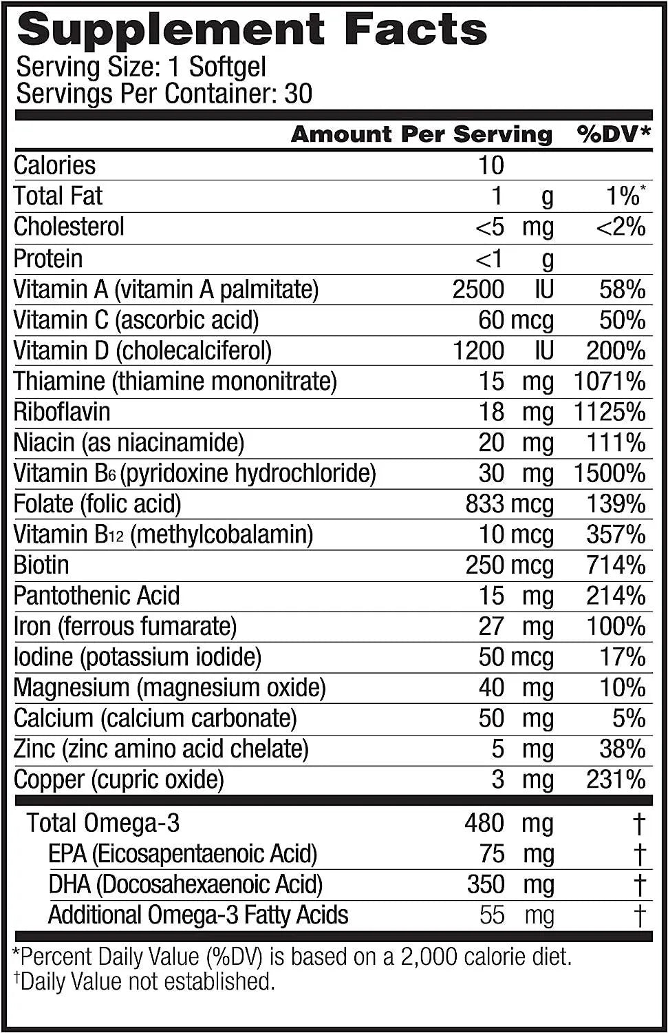 OCEANBLUE - Oceanblue Prenatal Multivitamin with DHA 30 Capsulas Blandas - The Red Vitamin MX - Suplementos Alimenticios - {{ shop.shopifyCountryName }}