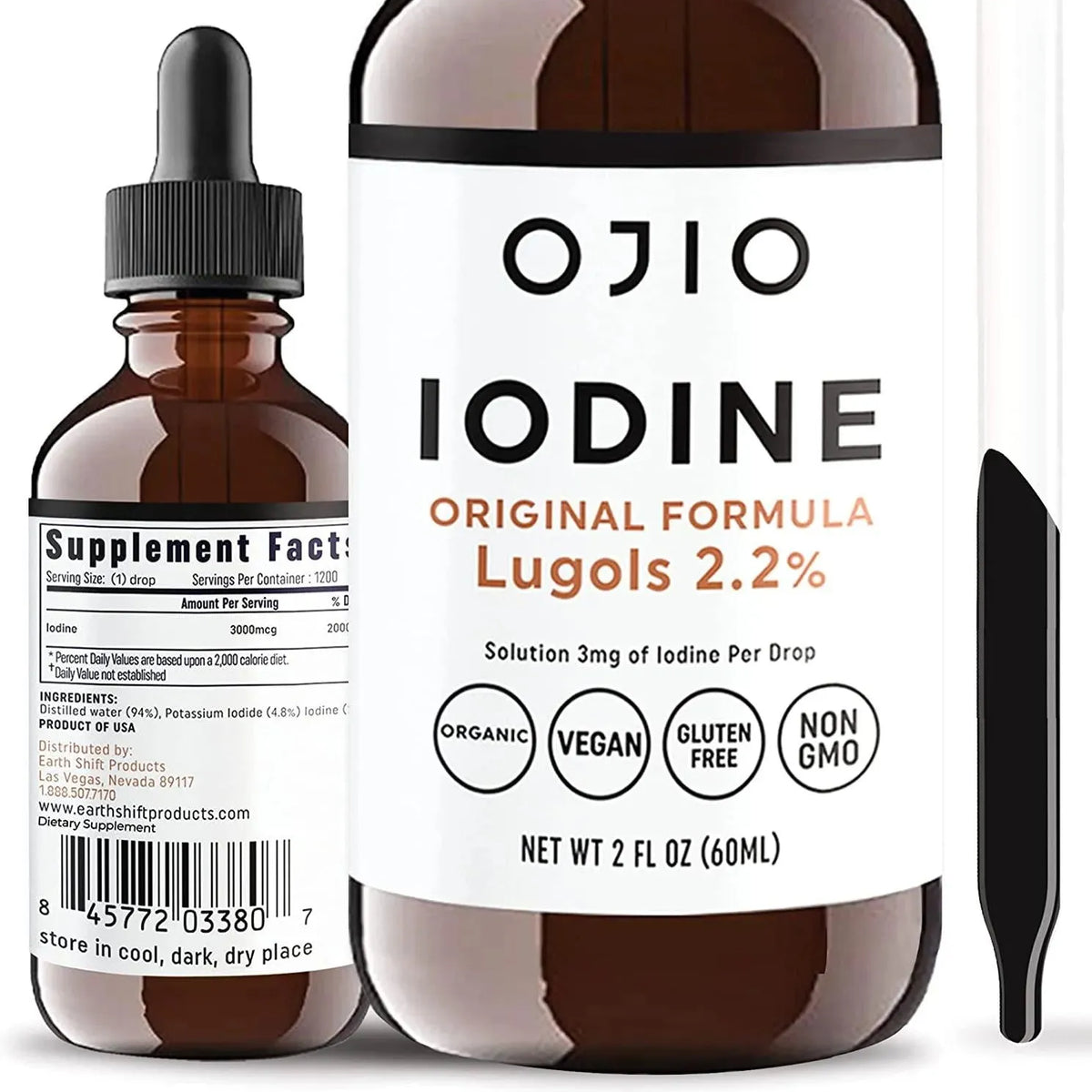 OJIO Lugols Iodine Solution 60Ml. – The Red Vitamin MX