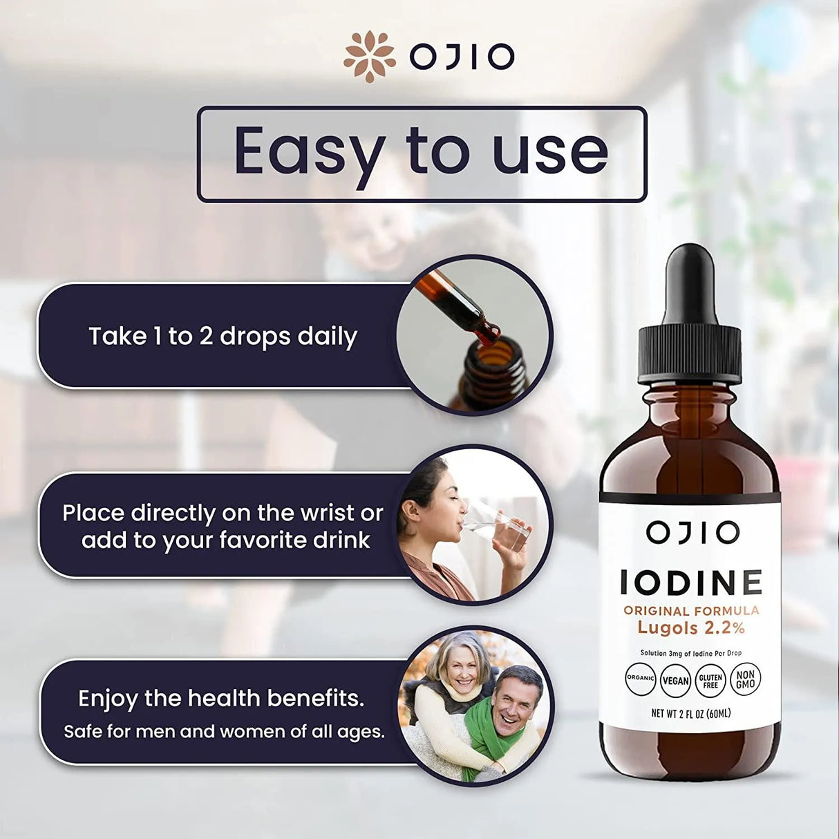 OJIO - OJIO Lugols Iodine Solution 60Ml. - The Red Vitamin MX - Suplementos Alimenticios - {{ shop.shopifyCountryName }}