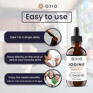 OJIO - OJIO Lugols Iodine Solution 60Ml. - The Red Vitamin MX - Suplementos Alimenticios - {{ shop.shopifyCountryName }}