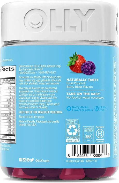OLLY - OLLY Kids Multivitamin + Probiotic Gummy 100 Gomitas - The Red Vitamin MX - Suplementos Alimenticios - {{ shop.shopifyCountryName }}