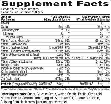 OLLY - OLLY Kids Multivitamin + Probiotic Gummy 100 Gomitas - The Red Vitamin MX - Suplementos Alimenticios - {{ shop.shopifyCountryName }}
