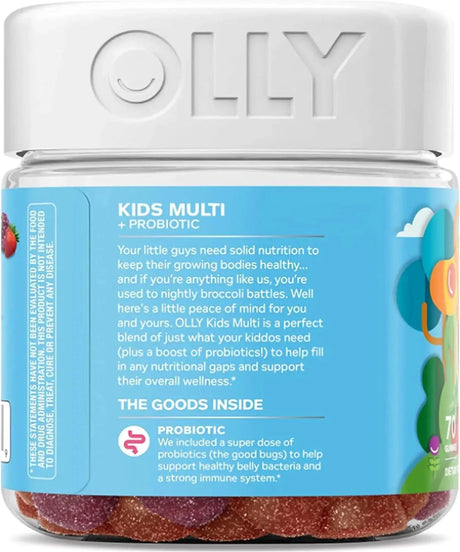 OLLY - OLLY Kids Multivitamin + Probiotic Gummy 70 Gomitas - The Red Vitamin MX - Suplementos Alimenticios - {{ shop.shopifyCountryName }}