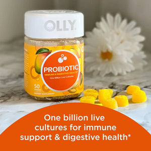 OLLY - OLLY Probiotic Gummy 50 Gomitas - The Red Vitamin MX - Suplementos Alimenticios - {{ shop.shopifyCountryName }}