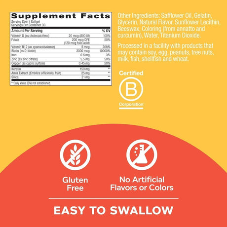 OLLY - OLLY Ultra Strength Hair 30 Capsulas Blandas - The Red Vitamin MX - Suplementos Alimenticios - {{ shop.shopifyCountryName }}