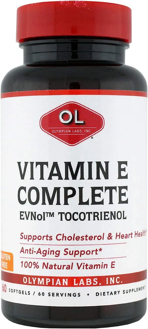 OLYMPIAN LABS - Olympian Labs Vitamin E Complete Tocomin 200IU 60 Capsulas Blandas - The Red Vitamin MX - Suplementos Alimenticios - {{ shop.shopifyCountryName }}