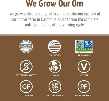 OM - Om Mushroom Superfood Turkey Tail Mushroom 90 Capsulas - The Red Vitamin MX - Suplementos Alimenticios - {{ shop.shopifyCountryName }}