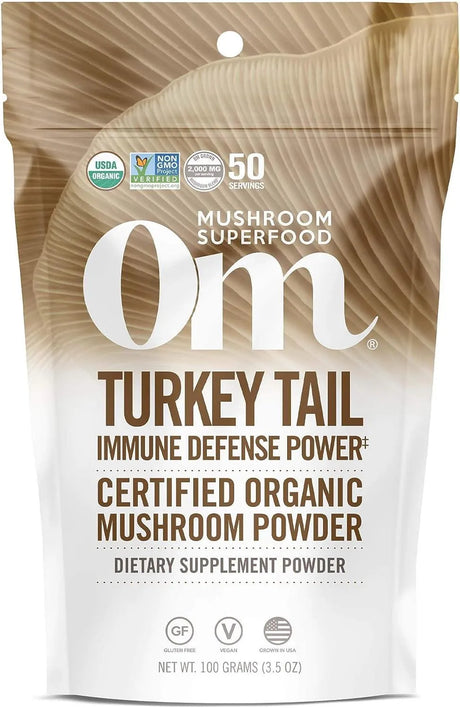 OM - OM Mushroom Superfood Turkey Tail Organic Mushroom Powder 100Gr. - The Red Vitamin MX - Suplementos Alimenticios - {{ shop.shopifyCountryName }}