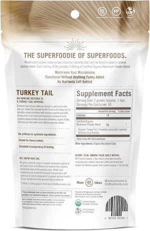 OM - OM Mushroom Superfood Turkey Tail Organic Mushroom Powder 100Gr. - The Red Vitamin MX - Suplementos Alimenticios - {{ shop.shopifyCountryName }}