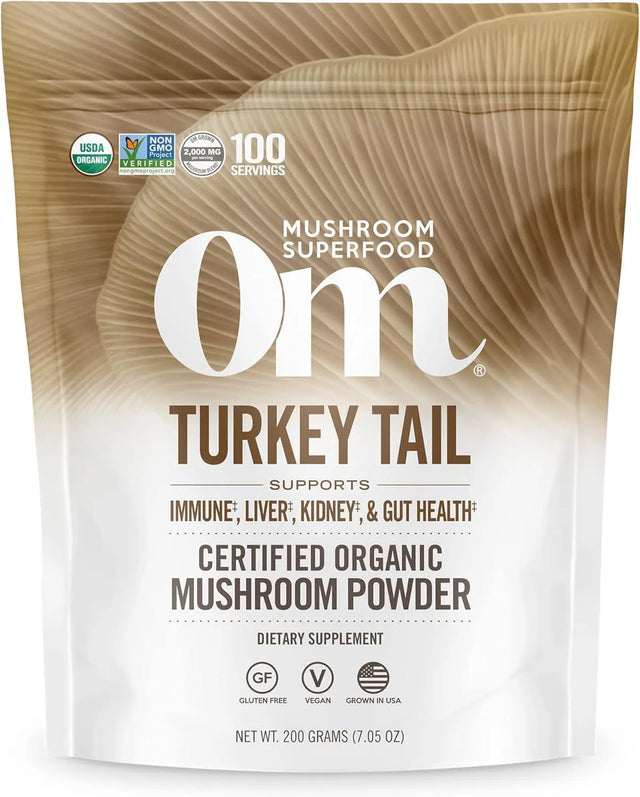 OM - OM Mushroom Superfood Turkey Tail Organic Mushroom Powder 200Gr. - The Red Vitamin MX - Suplementos Alimenticios - {{ shop.shopifyCountryName }}