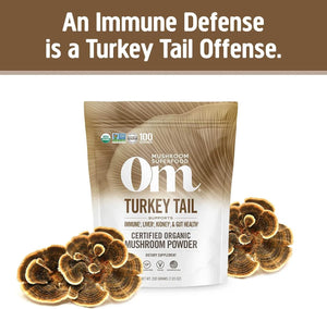 OM - OM Mushroom Superfood Turkey Tail Organic Mushroom Powder 200Gr. - The Red Vitamin MX - Suplementos Alimenticios - {{ shop.shopifyCountryName }}