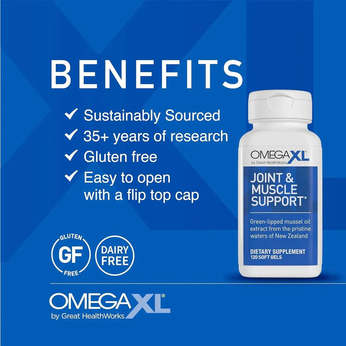 OMEGAXL - OmegaXL Joint Support Supplement 120 Capsulas Blandas - The Red Vitamin MX - Suplementos Alimenticios - {{ shop.shopifyCountryName }}