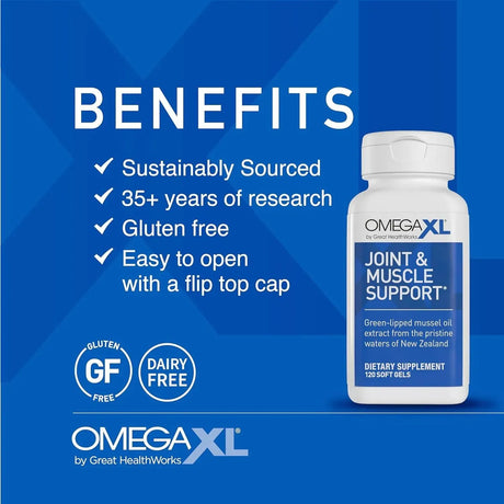 OMEGAXL - OmegaXL Joint Support Supplement 120 Capsulas Blandas - The Red Vitamin MX - Suplementos Alimenticios - {{ shop.shopifyCountryName }}